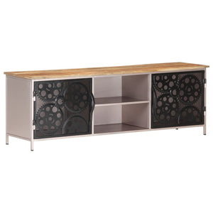 NNEVL TV Cabinet 120x30x40 cm Rough Mango Wood