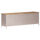 NNEVL TV Cabinet 120x30x40 cm Rough Mango Wood