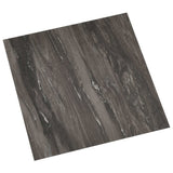 NNEVL Self-adhesive Flooring Planks 55 pcs PVC 5.11 m² Dark Grey