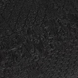 NNEVL Coffee Table Carved Top Black 110x60x34 cm Solid Mango Wood