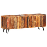 NNEVL TV Cabinet 110x30x40 cm Solid Reclaimed Wood