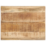 NNEVL Side Table 40x30x50 cm Solid Rough Mango Wood