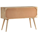 NNEVL Sideboard 118x35x75 cm Solid Mango Wood