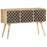 NNEVL Sideboard 118x35x75 cm Solid Mango Wood