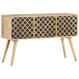 NNEVL Sideboard 118x35x75 cm Solid Mango Wood