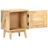 NNEVL Bedside Cabinet 40x30x50 cm Solid Mango Wood