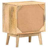 NNEVL Bedside Cabinet 40x30x50 cm Solid Mango Wood