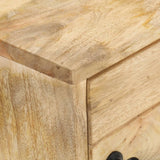 NNEVL Bedside Cabinet 40x30x50 cm Solid Mango Wood
