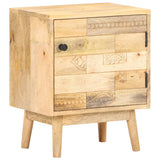NNEVL Bedside Cabinet 40x30x50 cm Solid Mango Wood