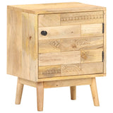 NNEVL Bedside Cabinet 40x30x50 cm Solid Mango Wood