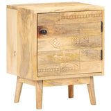 NNEVL Bedside Cabinet 40x30x50 cm Solid Mango Wood