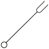 NNEVL Rustic Fire Pit with Poker 76 cm XXL Steel