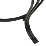 NNEVL Fire Pit with Poker 49 cm Steel