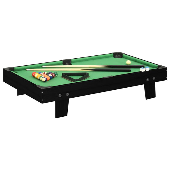 NNEVL 3 Feet Mini Pool Table 92x52x19 cm Black and Green