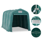 NNEVL Garage Tent PVC 2.4x3.6 m Green