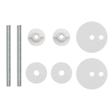 NNEVL WC Toilet Seats with Lid 2 pcs MDF Flamingo Design