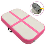 NNEVL Inflatable Gymnastics Mat with Pump 60x100x10 cm PVC Pink