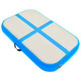 NNEVL Inflatable Gymnastics Mat with Pump 60x100x10 cm PVC Blue