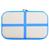 NNEVL Inflatable Gymnastics Mat with Pump 60x100x10 cm PVC Blue