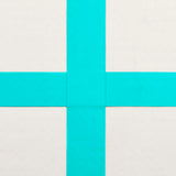 NNEVL Inflatable Gymnastics Mat with Pump 60x100x10 cm PVC Green