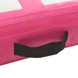 NNEVL Inflatable Gymnastics Mat with Pump 300x100x15 cm PVC Pink
