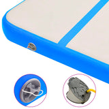 NNEVL Inflatable Gymnastics Mat with Pump 300x100x20 cm PVC Blue