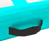 NNEVL Inflatable Gymnastics Mat with Pump 200x200x20 cm PVC Green