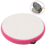 NNEVL Inflatable Gymnastic Mat with Pump 100x100x10 cm PVC Pink