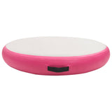 NNEVL Inflatable Gymnastic Mat with Pump 100x100x10 cm PVC Pink