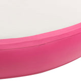 NNEVL Inflatable Gymnastic Mat with Pump 100x100x10 cm PVC Pink