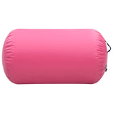 NNEVL Inflatable Gymnastic Roll with Pump 100x60 cm PVC Pink