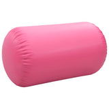 NNEVL Inflatable Gymnastic Roll with Pump 100x60 cm PVC Pink