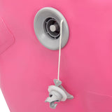 NNEVL Inflatable Gymnastic Roll with Pump 120x75 cm PVC Pink
