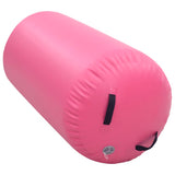 NNEVL Inflatable Gymnastic Roll with Pump 120x90 cm PVC Pink