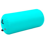 NNEVL Inflatable Gymnastic Roll with Pump 120x90 cm PVC Green