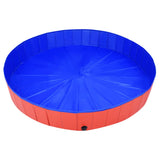 NNEVL Foldable Dog Swimming Pool Red 200x30 cm PVC
