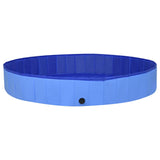 NNEVL Foldable Dog Swimming Pool Blue 300x40 cm PVC