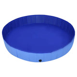 NNEVL Foldable Dog Swimming Pool Blue 300x40 cm PVC