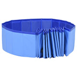 NNEVL Foldable Dog Swimming Pool Blue 300x40 cm PVC