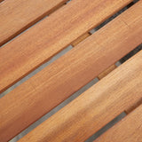 NNEVL Garden Table 240x90x74 cm Poly Rattan and Solid Acacia Wood
