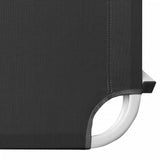 NNEVL Sun Lounger Aluminium and Textilene Black