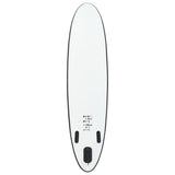 NNEVL Inflatable Stand Up Paddleboard Set Black and White