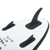 NNEVL Inflatable Stand Up Paddleboard Set Black and White