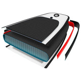 NNEVL Inflatable Stand up Paddle Board Set Black and White