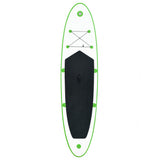NNEVL Inflatable Stand Up Paddleboard Set Green and White