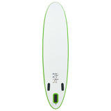 NNEVL Inflatable Stand Up Paddleboard Set Green and White