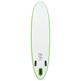 NNEVL Inflatable Stand Up Paddle Board Set Green and White