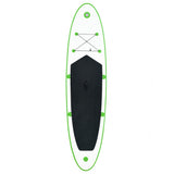 NNEVL Inflatable Stand Up Paddle Board Set Green and White