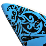 NNEVL Inflatable Stand Up Paddleboard Set 305x76x15 cm Blue