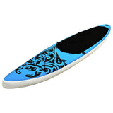 NNEVL Inflatable Stand Up Paddleboard Set 320x76x15 cm Blue